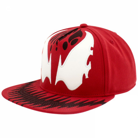 Carnage Grin Flatbill Snapback Hat with Underbill Artwork